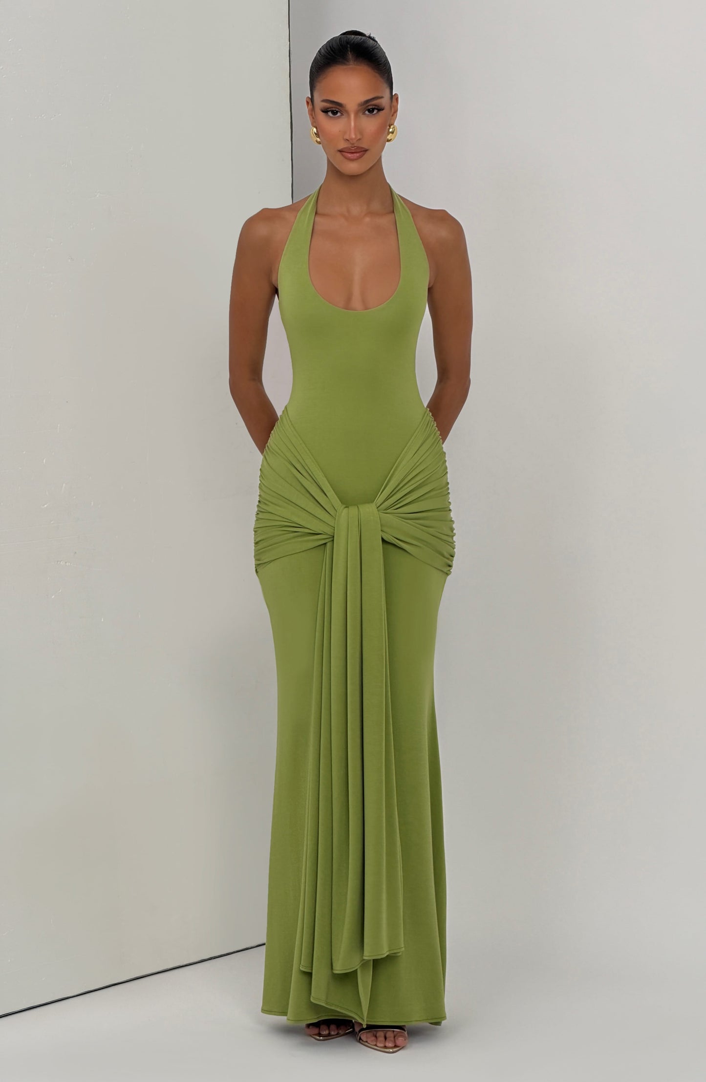 Vestido Maxi Veneda - Oliva
