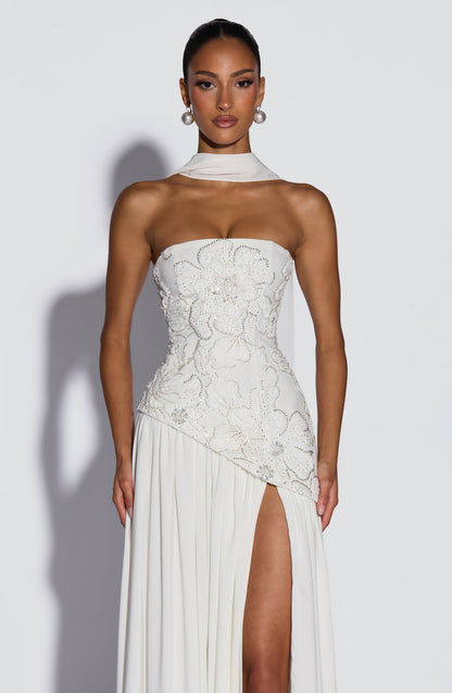 Vestido Maxi Anneliese - Marfil