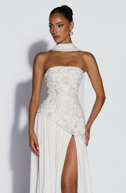 Vestido Maxi Anneliese - Marfil