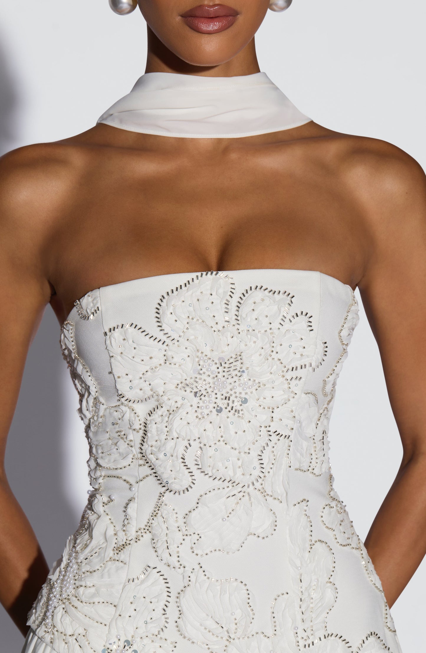 Vestido Maxi Anneliese - Marfil