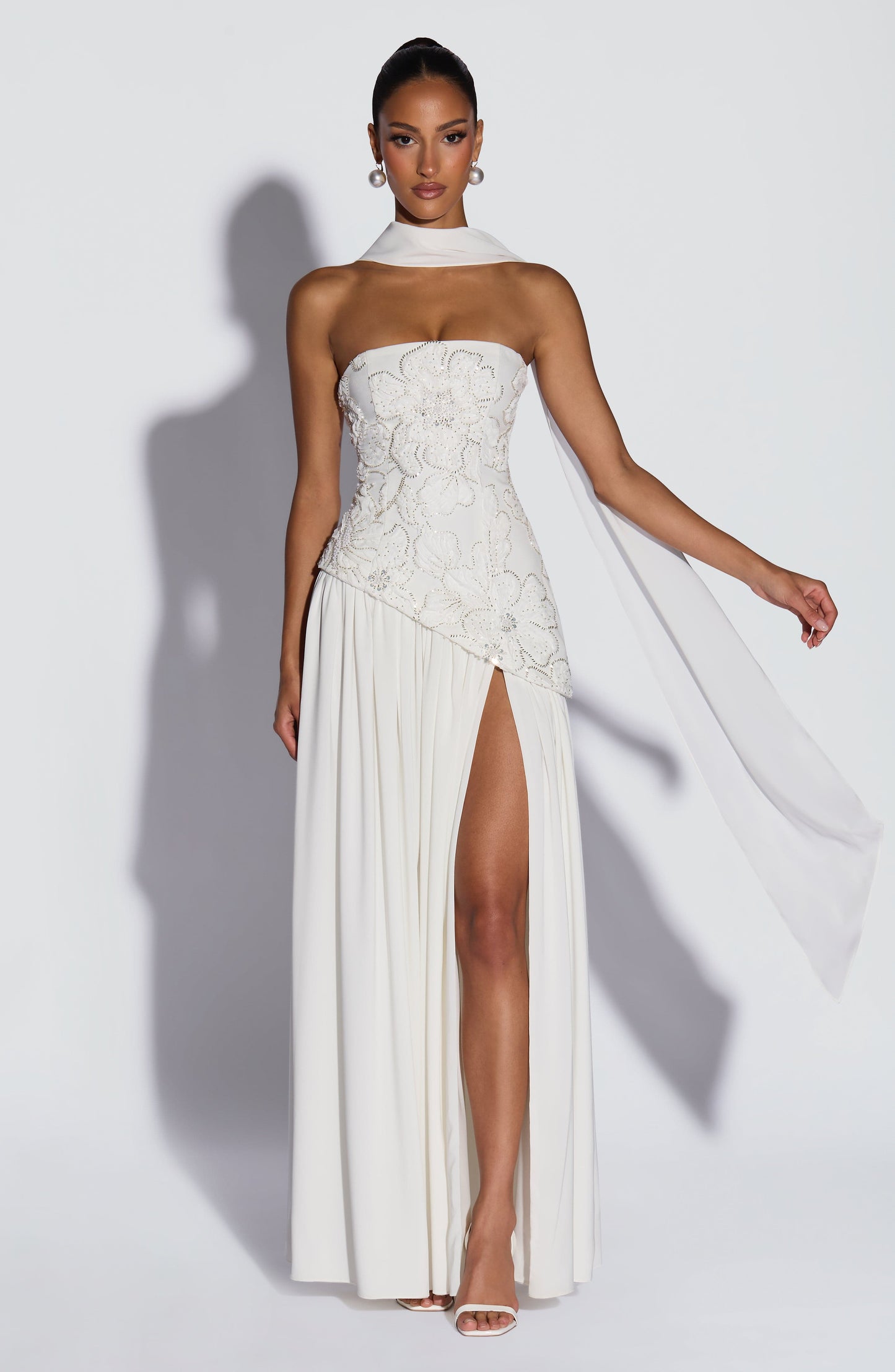Vestido Maxi Anneliese - Marfil