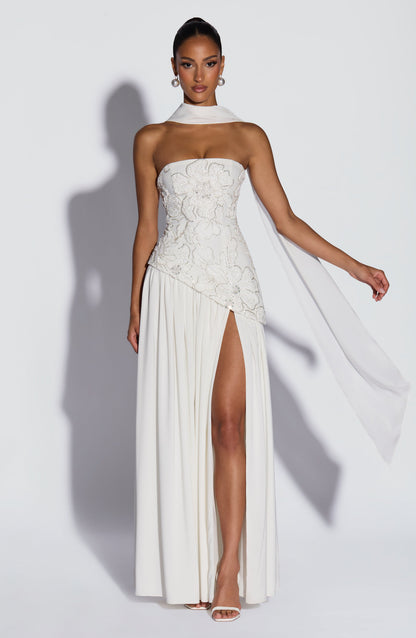 Vestido Maxi Anneliese - Marfil