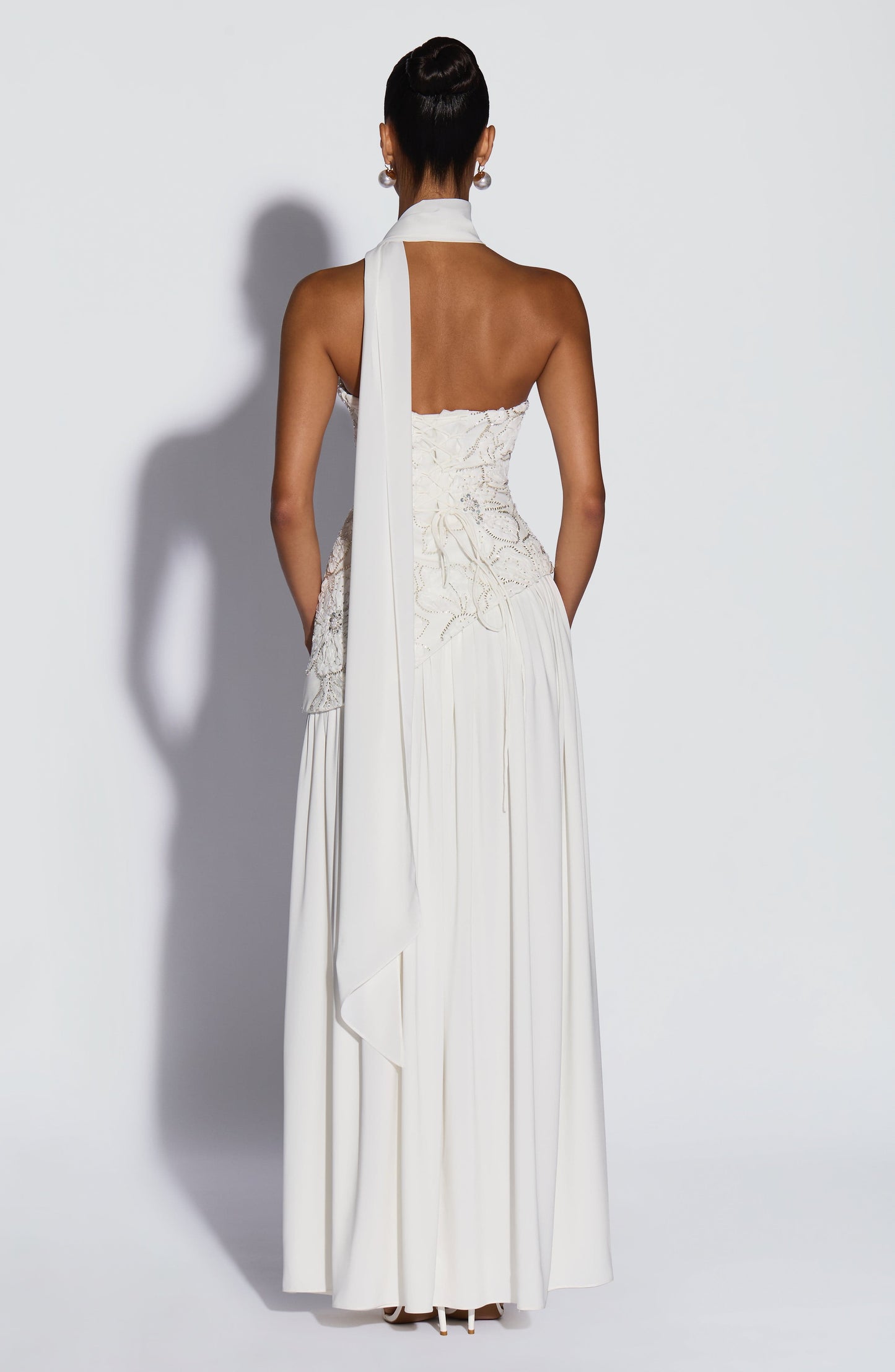 Vestido Maxi Anneliese - Marfil