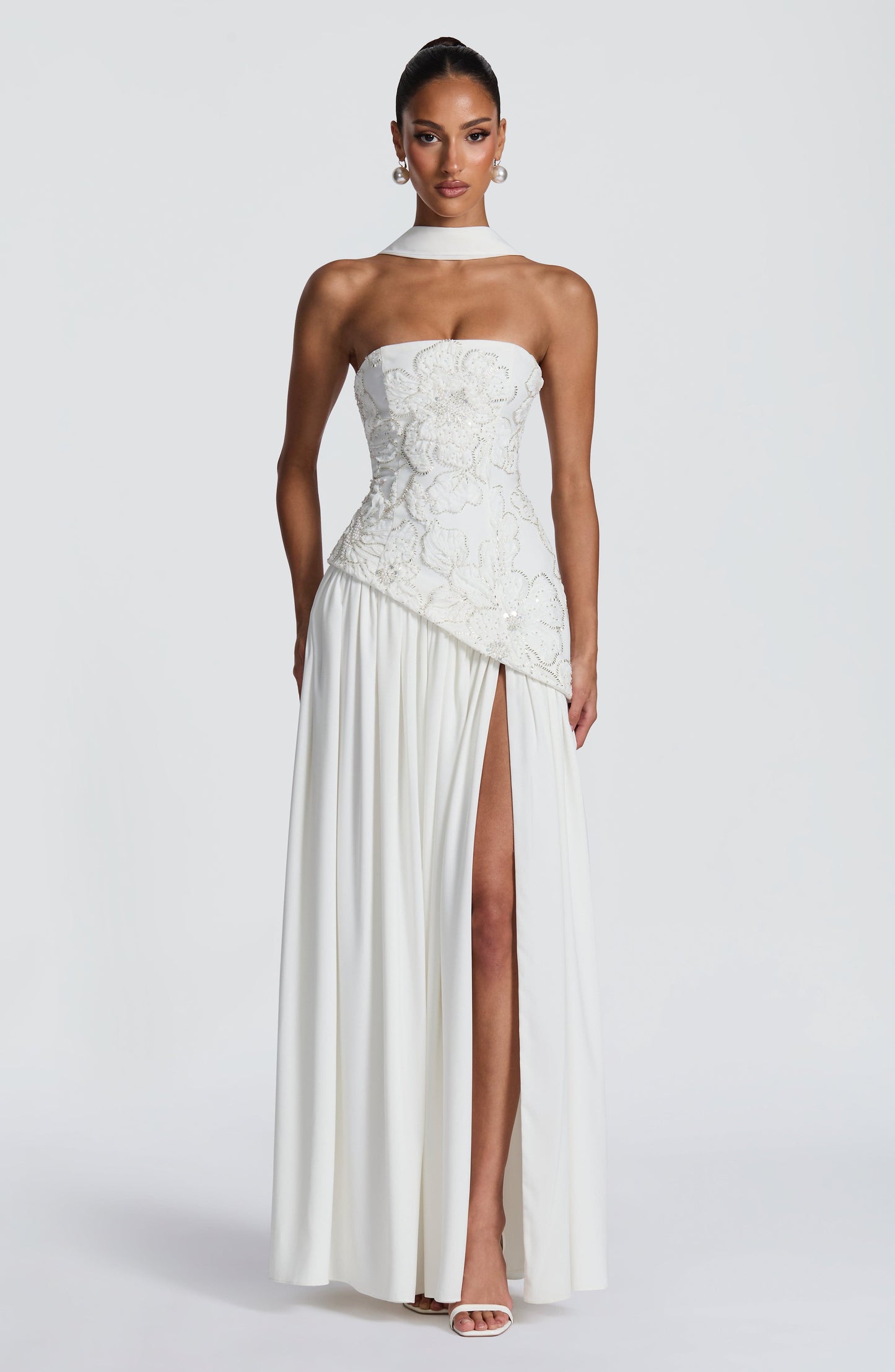 Vestido Maxi Anneliese - Marfil