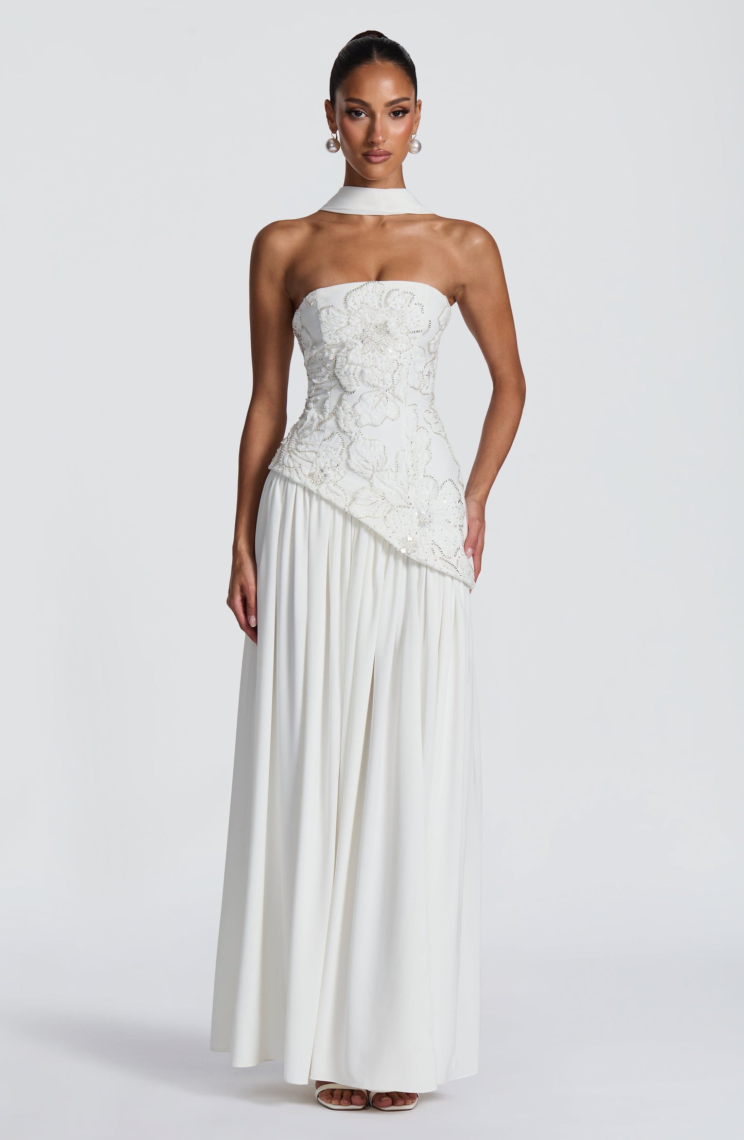 Vestido Maxi Anneliese - Marfil