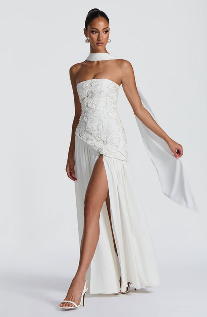 Vestido Maxi Anneliese - Marfil