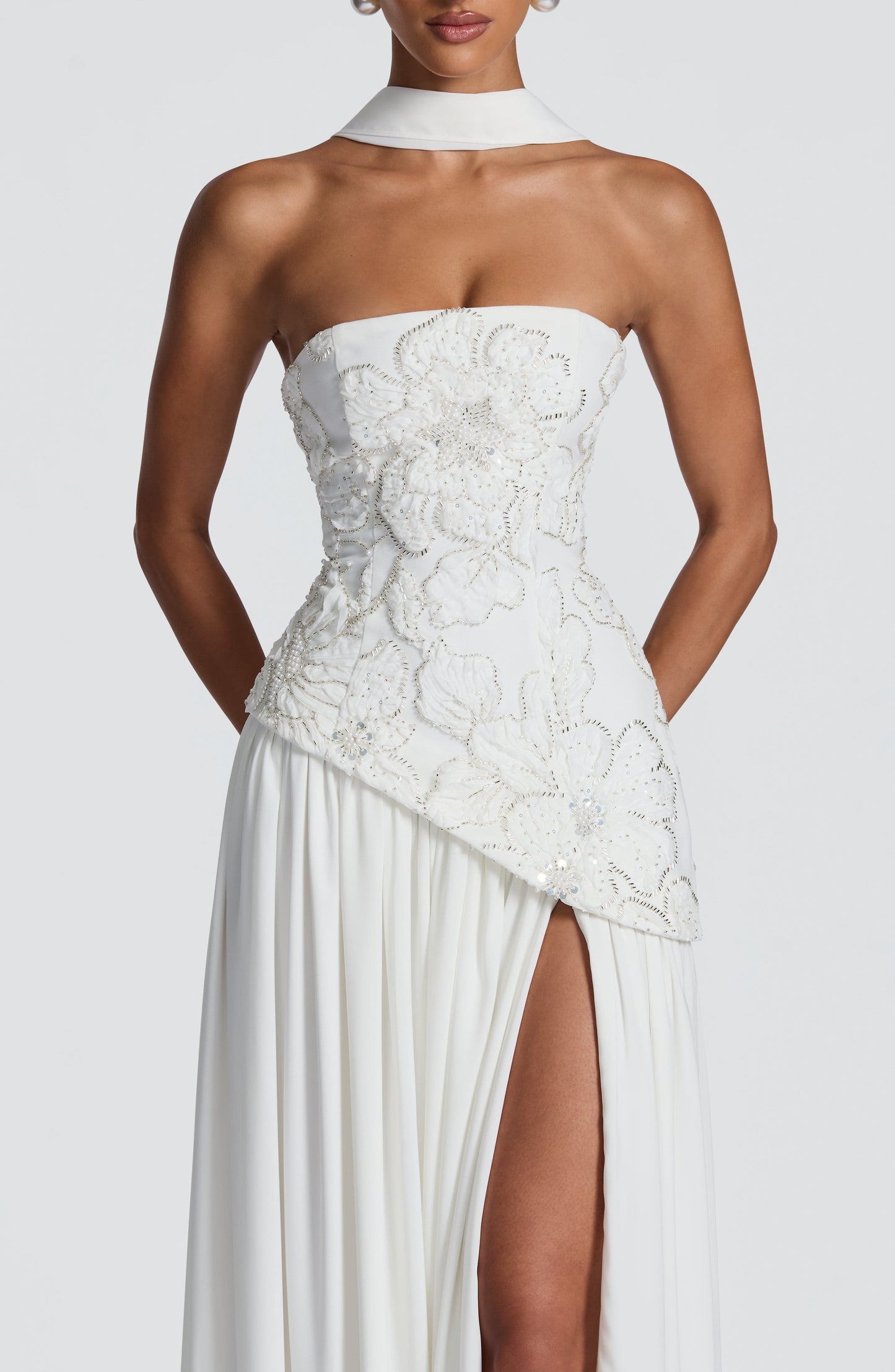 Vestido Maxi Anneliese - Marfil