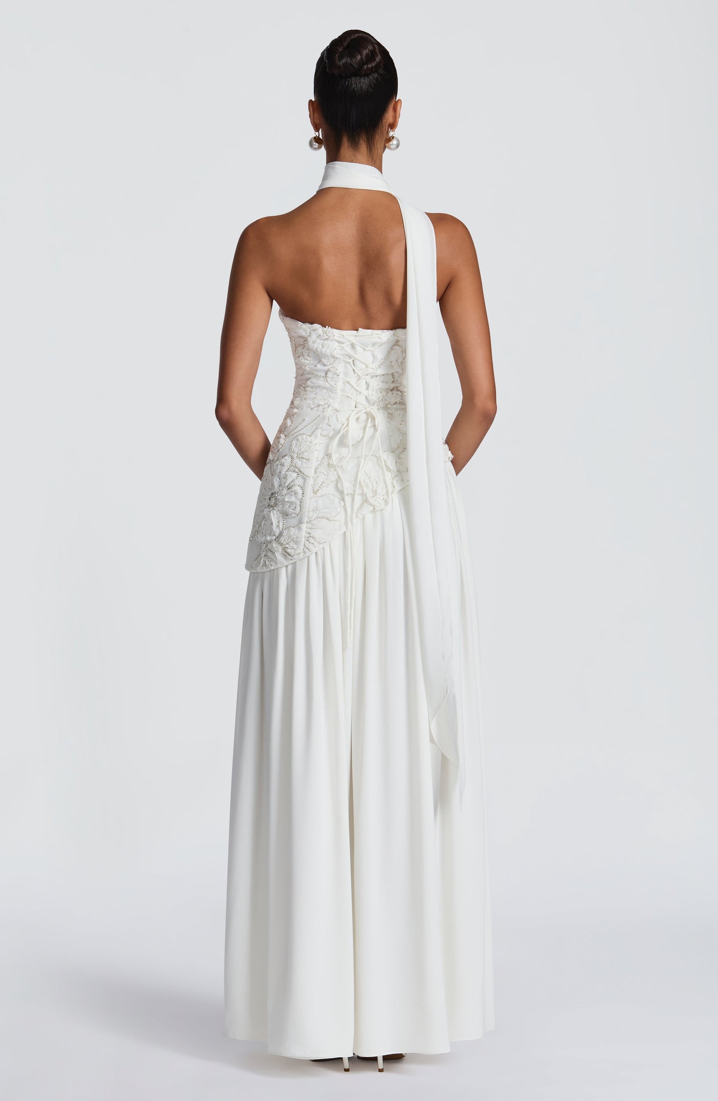 Vestido Maxi Anneliese - Marfil