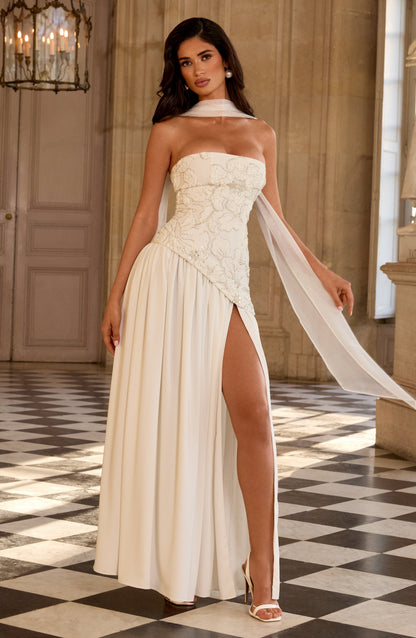 Vestido Maxi Anneliese - Marfil