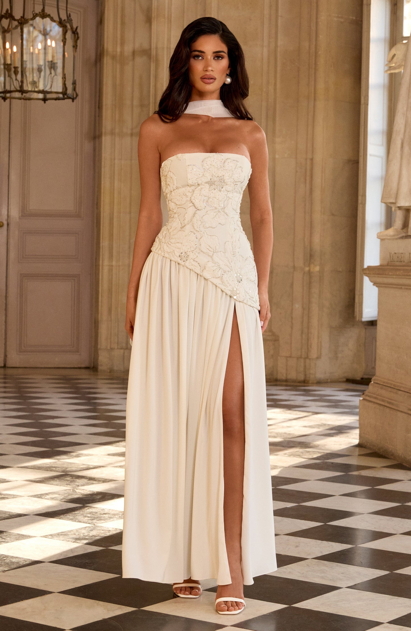 Vestido Maxi Anneliese - Marfil