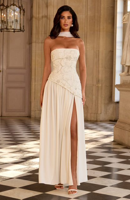 Vestido Maxi Anneliese - Marfil