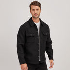 Oversized Wool Shirt Jacket